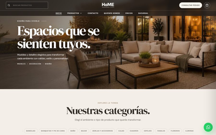 Home Design — inicio del sitio